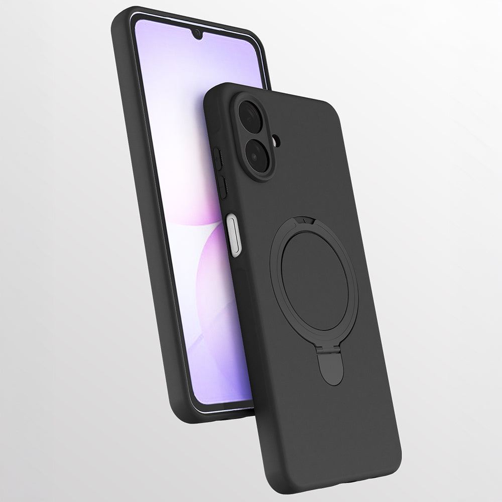 Galaxy A07 Uyumlu Kılıf M-safe Şarj Özellikli Standlı Zore Samara Kapak