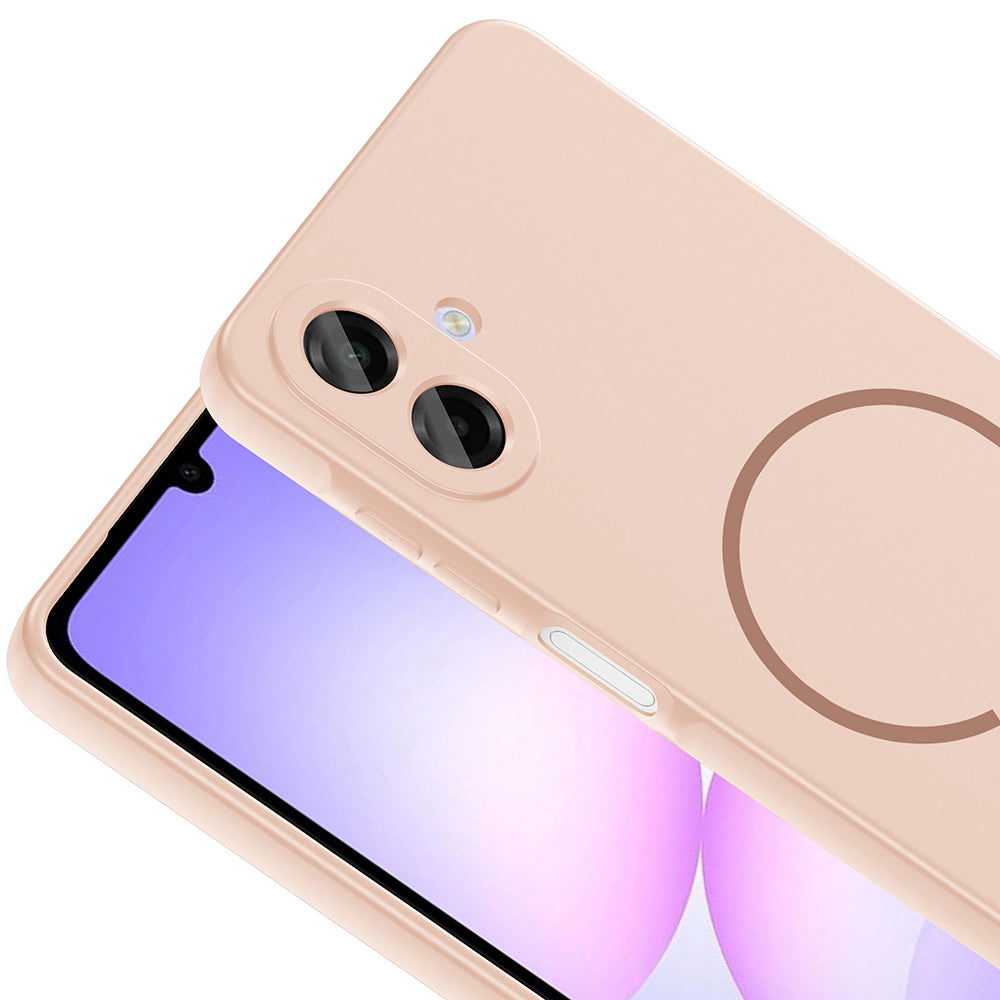 Galaxy A07 Uyumlu Kılıf M-safe Şarj Özellikli Zore Meta Kapak