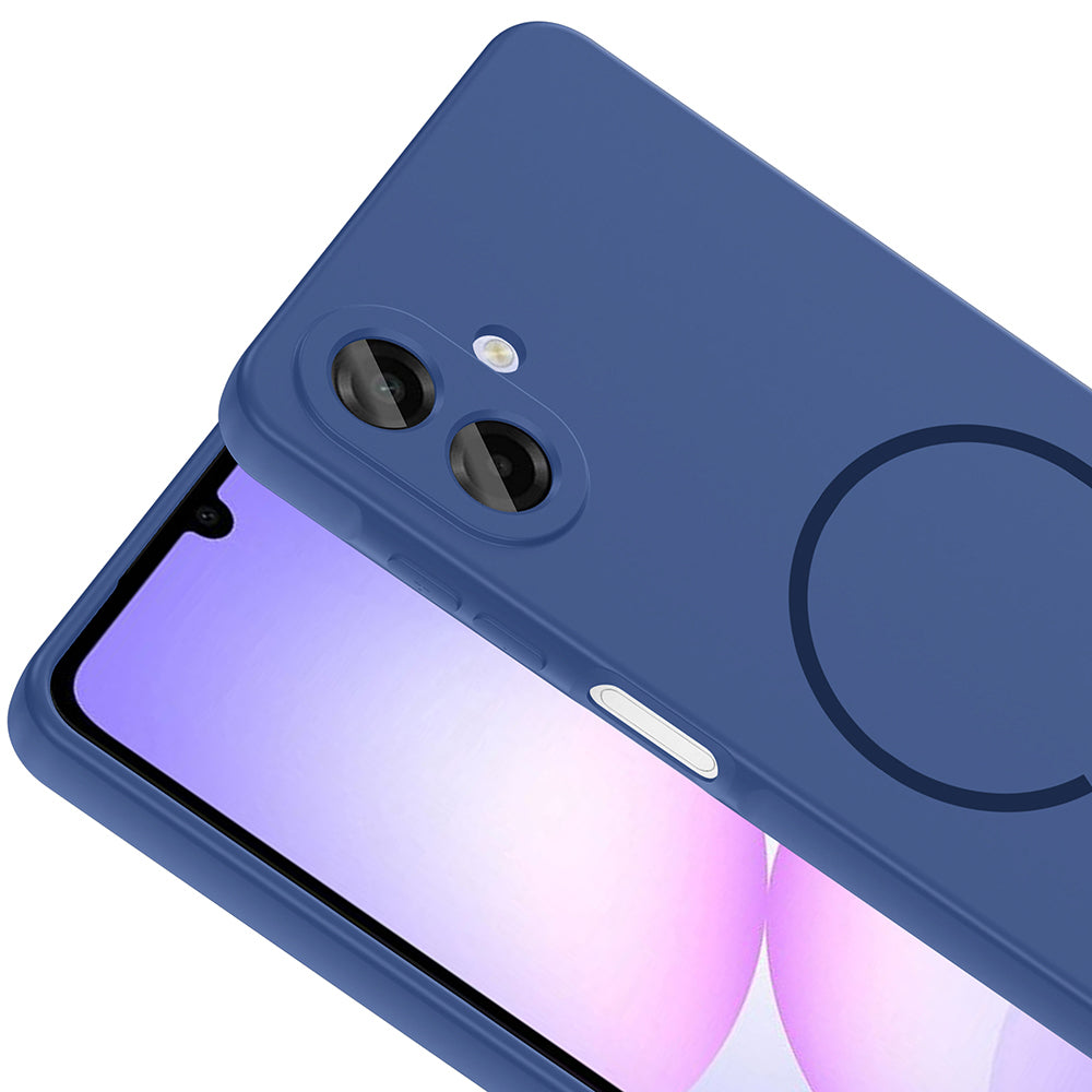 Galaxy A07 Uyumlu Kılıf M-safe Şarj Özellikli Zore Meta Kapak