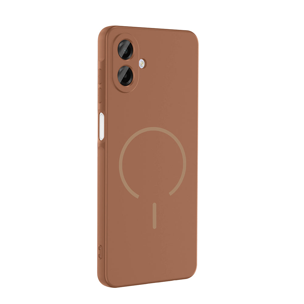 Galaxy A07 Uyumlu Kılıf M-safe Şarj Özellikli Zore Meta Kapak