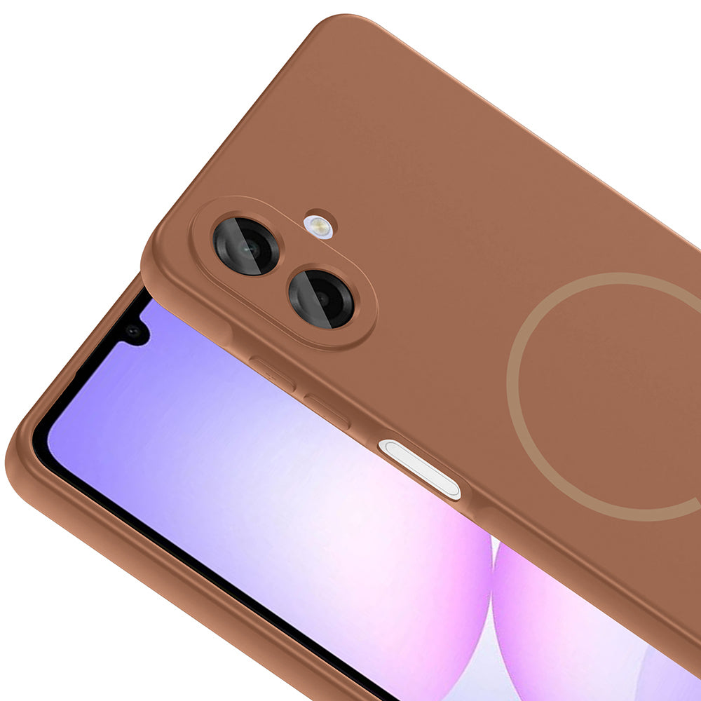 Galaxy A07 Uyumlu Kılıf M-safe Şarj Özellikli Zore Meta Kapak