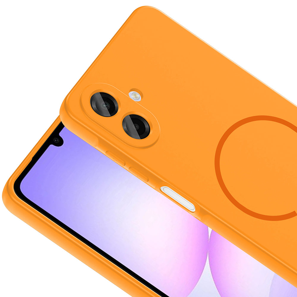 Galaxy A07 Uyumlu Kılıf M-safe Şarj Özellikli Zore Meta Kapak
