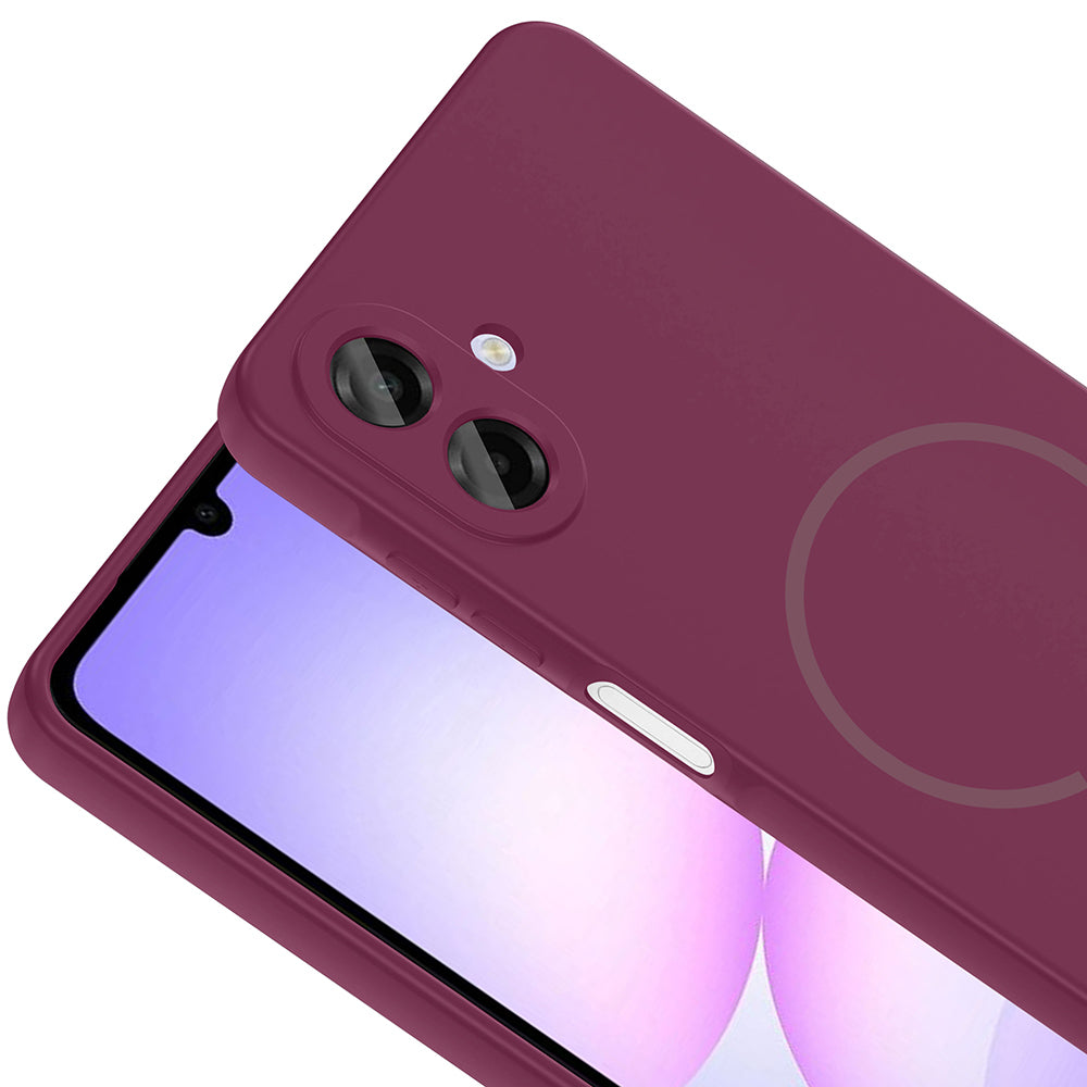 Galaxy A07 Uyumlu Kılıf M-safe Şarj Özellikli Zore Meta Kapak
