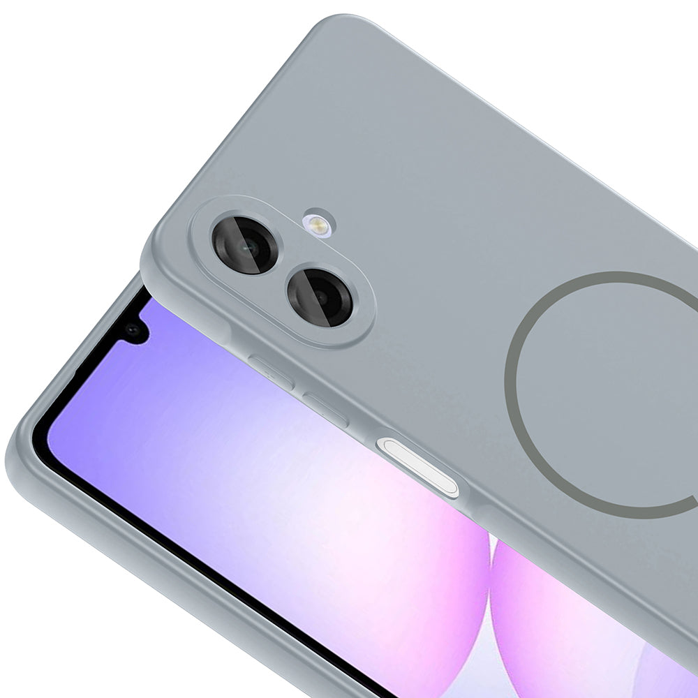 Galaxy A07 Uyumlu Kılıf M-safe Şarj Özellikli Zore Meta Kapak