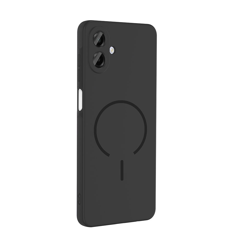 Galaxy A07 Uyumlu Kılıf M-safe Şarj Özellikli Zore Meta Kapak