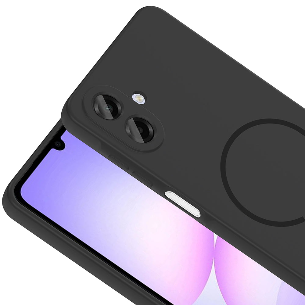 Galaxy A07 Uyumlu Kılıf M-safe Şarj Özellikli Zore Meta Kapak