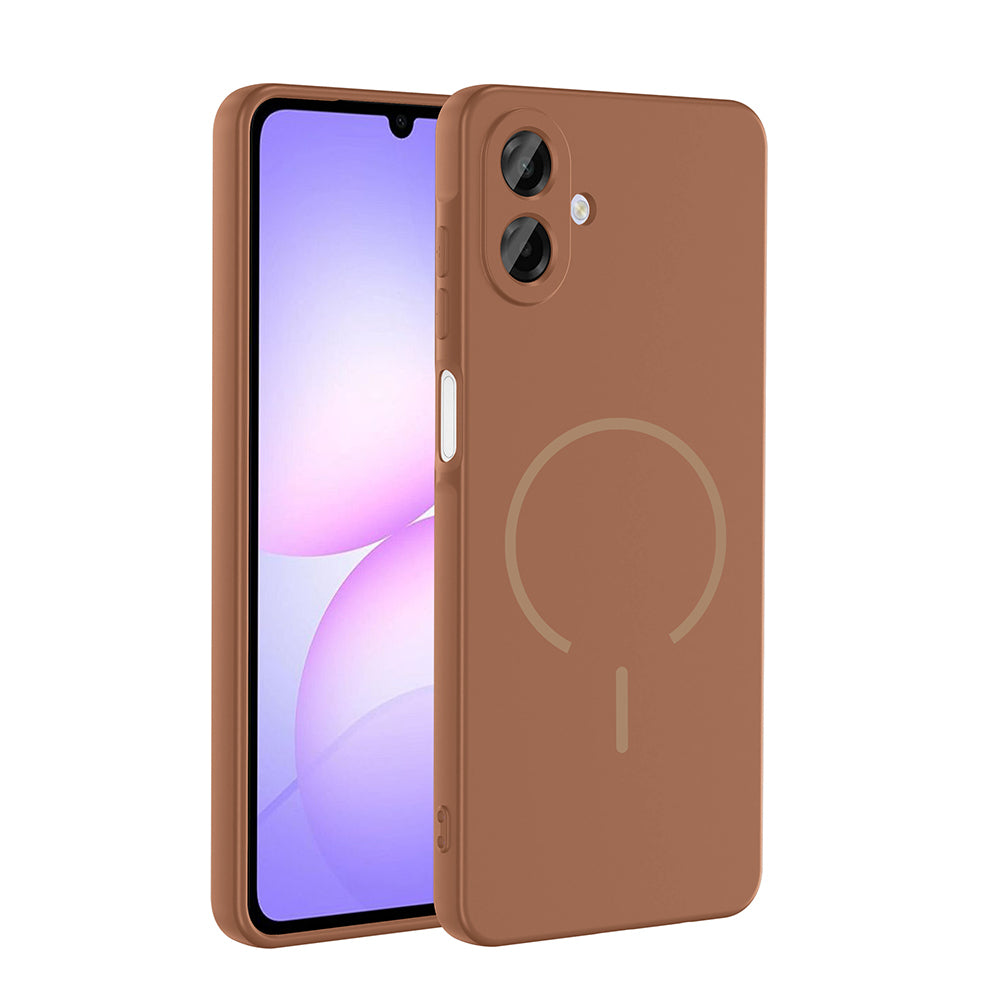 Galaxy A07 Uyumlu Kılıf M-safe Şarj Özellikli Zore Meta Kapak