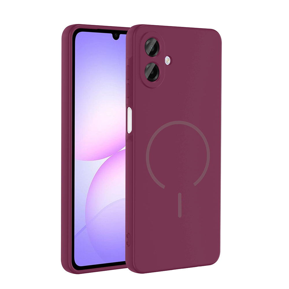 Galaxy A07 Uyumlu Kılıf M-safe Şarj Özellikli Zore Meta Kapak
