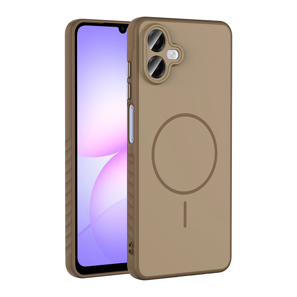 Galaxy A07 Uyumlu Kılıf M-safe Şarj Özellikli Zore Tea Kapak