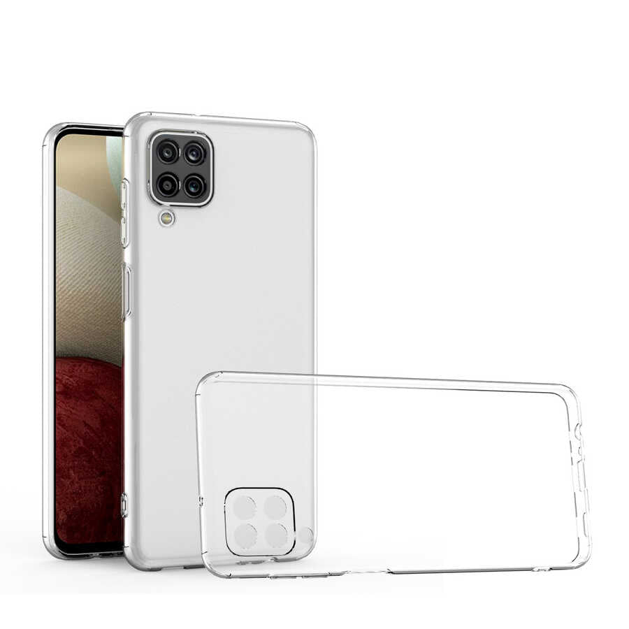 Galaxy A12 Uyumlu Kılıf Zore Kamera Korumalı Süper Silikon Kapak