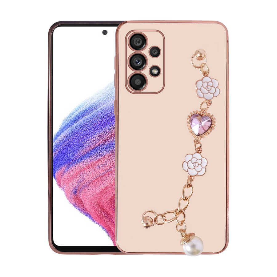 Galaxy A13 4G Uyumlu Kılıf El Tutamaçlı Kamera Korumalı Zore Taka Silikon Kapak