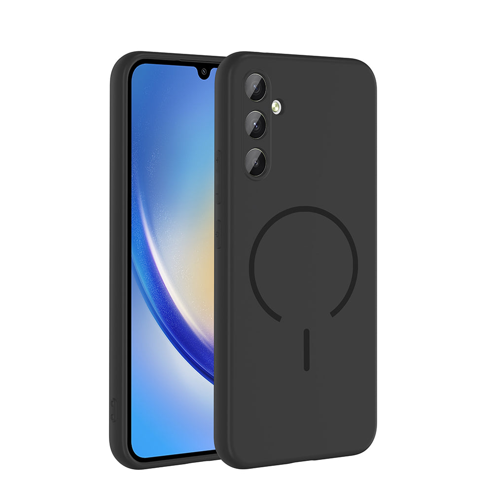Galaxy A14 Uyumlu Kılıf M-safe Şarj Özellikli Zore Meta Kapak