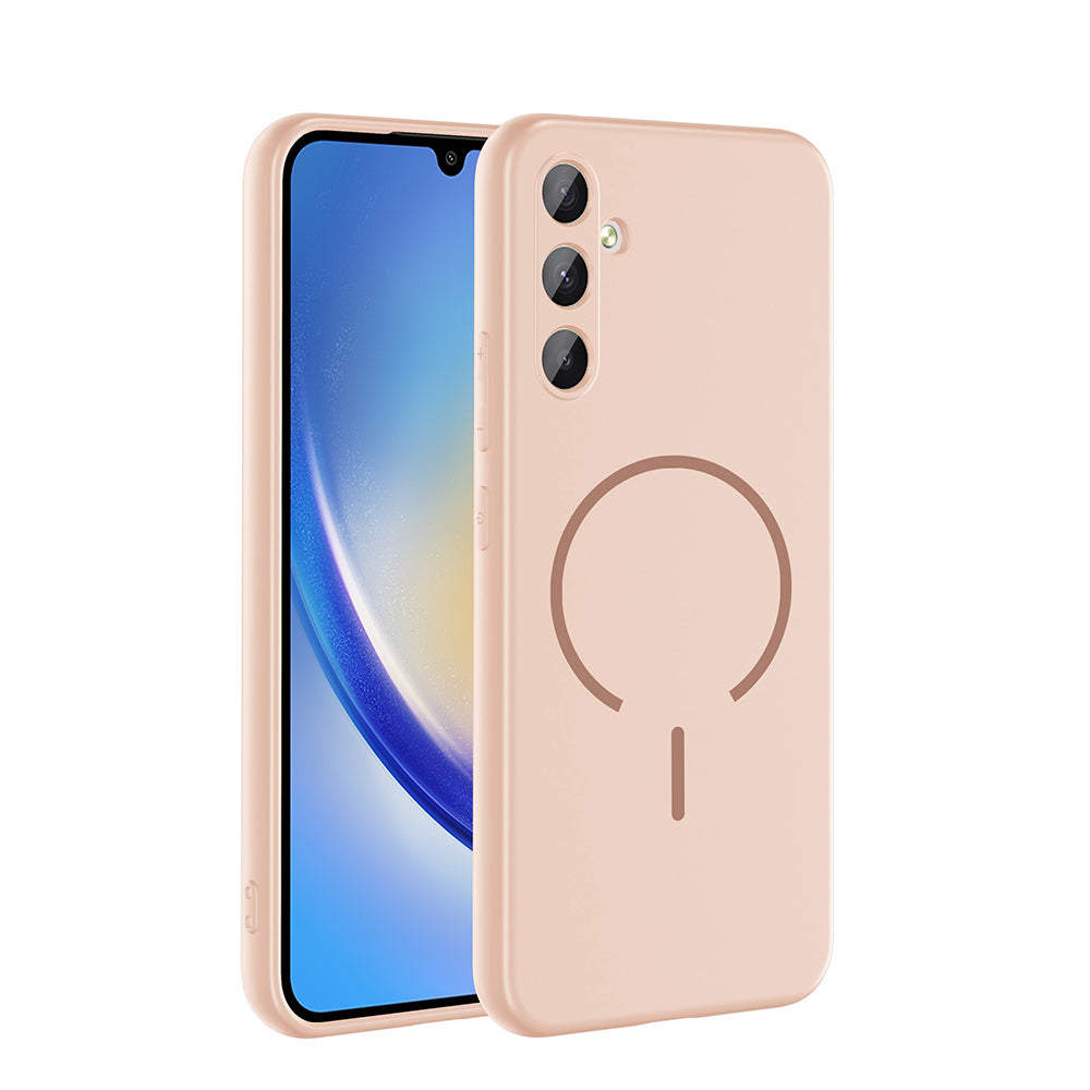 Galaxy A14 Uyumlu Kılıf M-safe Şarj Özellikli Zore Meta Kapak