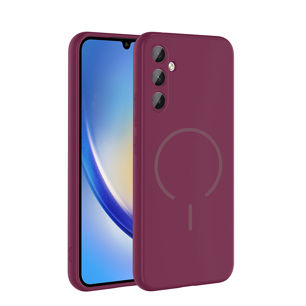 Galaxy A14 Uyumlu Kılıf M-safe Şarj Özellikli Zore Meta Kapak