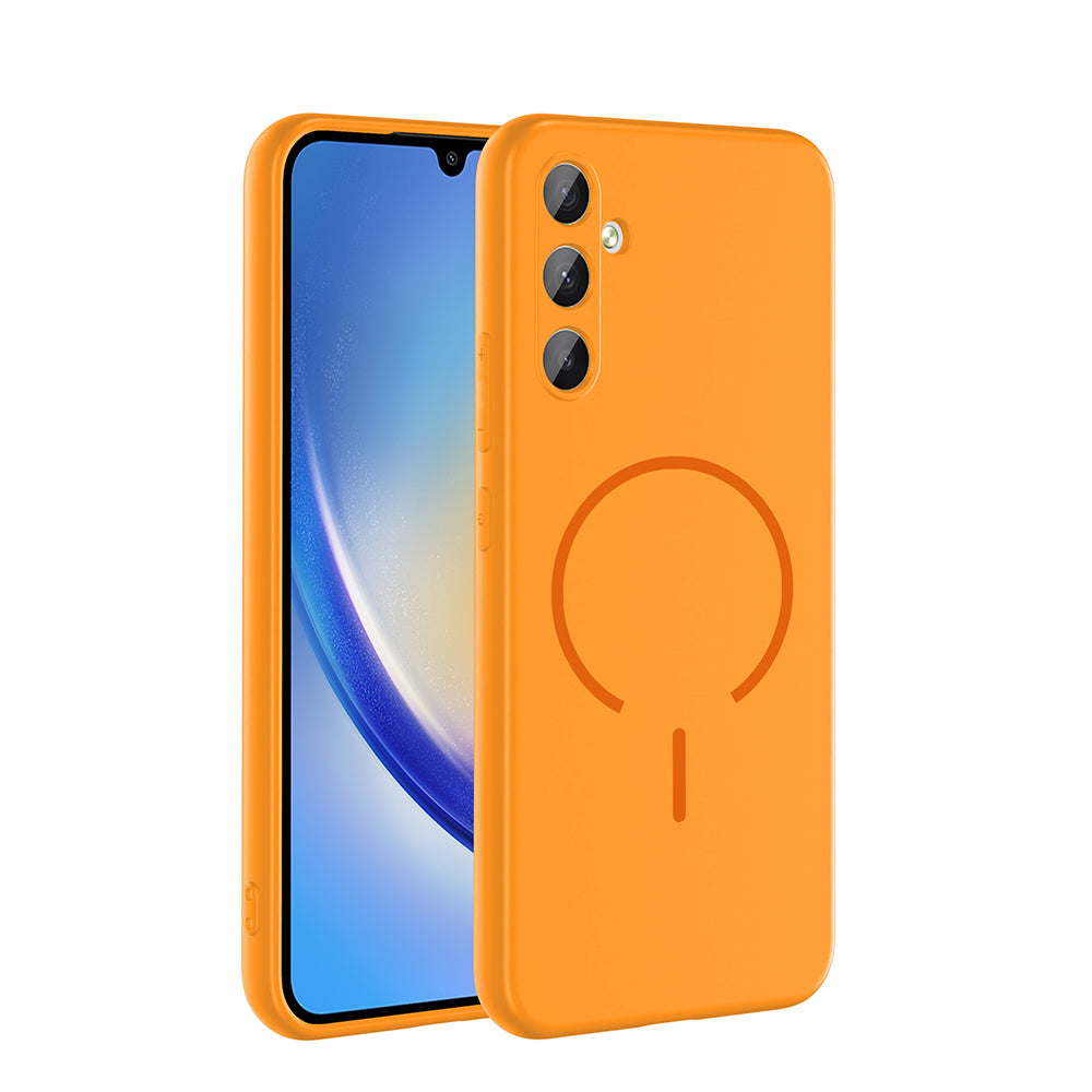 Galaxy A14 Uyumlu Kılıf M-safe Şarj Özellikli Zore Meta Kapak
