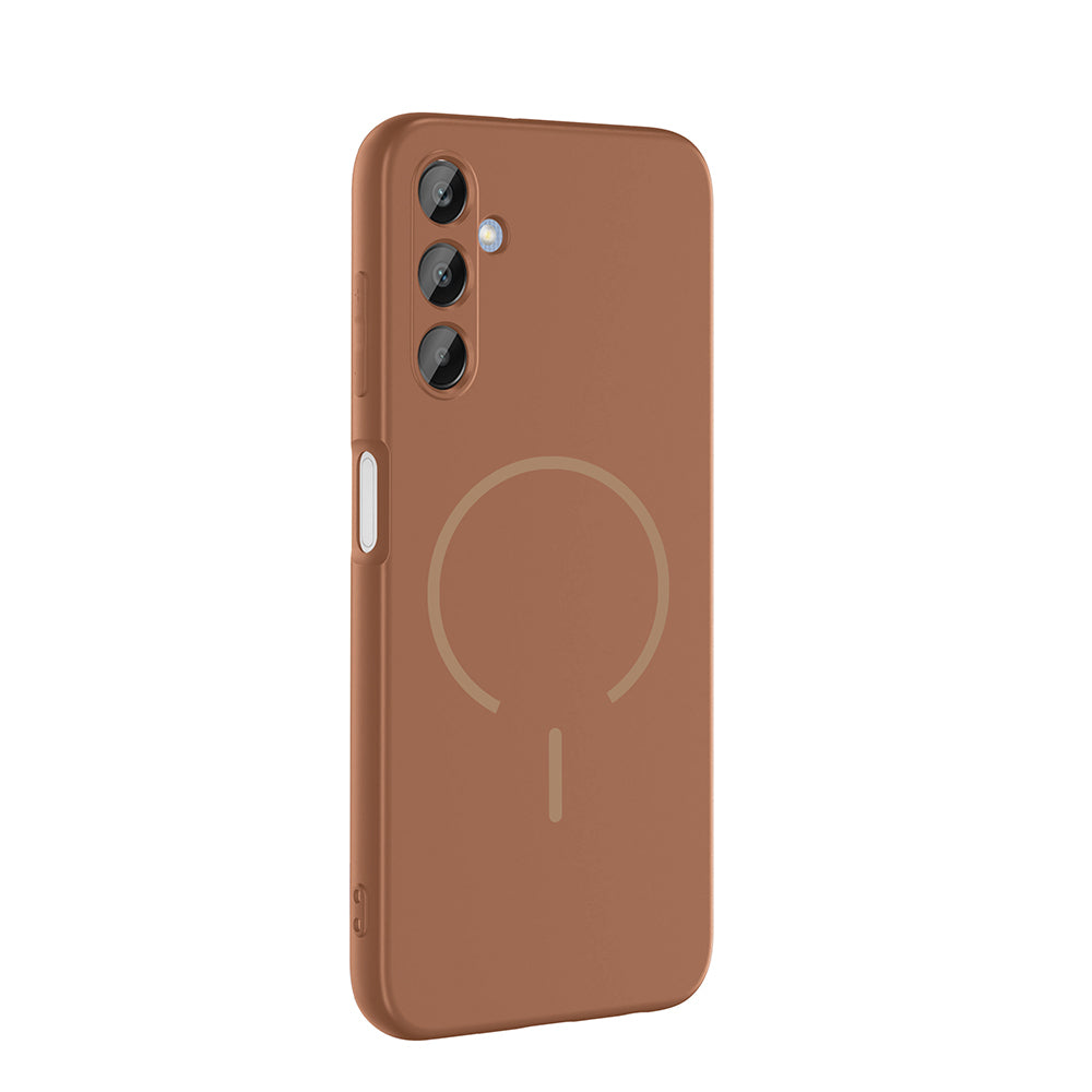 Galaxy A15 Uyumlu Kılıf M-safe Şarj Özellikli Zore Meta Kapak