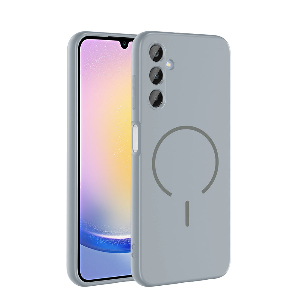 Galaxy A15 Uyumlu Kılıf M-safe Şarj Özellikli Zore Meta Kapak