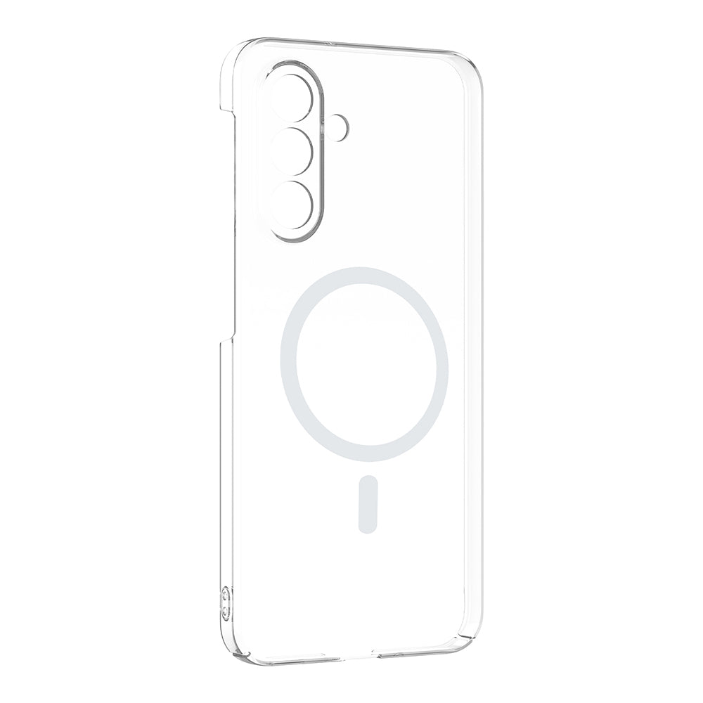 Galaxy A17 Kamera Korumalı M-Safe Şarj Özellikli Şeffaf Zore London Sert PC Kapak