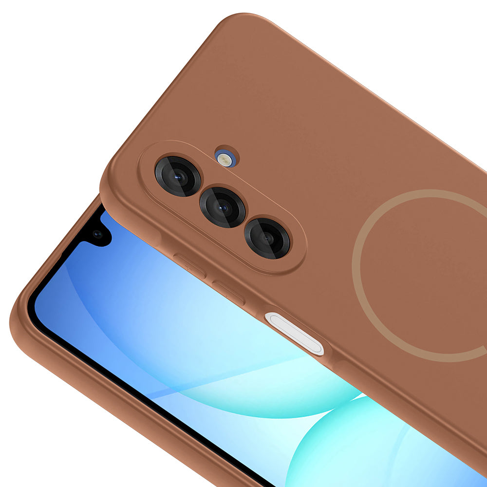 Galaxy A17 Uyumlu Kılıf M-safe Şarj Özellikli Zore Meta Kapak