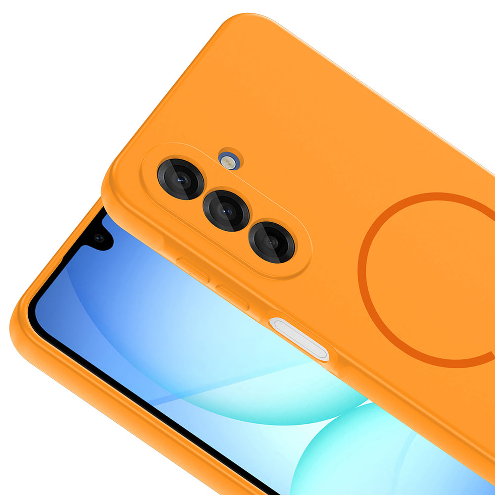 Galaxy A17 Uyumlu Kılıf M-safe Şarj Özellikli Zore Meta Kapak