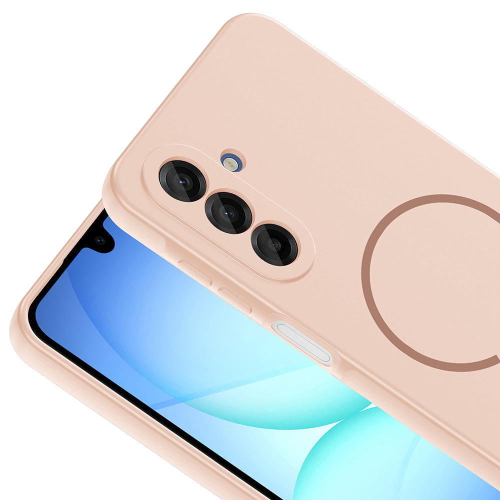 Galaxy A17 Uyumlu Kılıf M-safe Şarj Özellikli Zore Meta Kapak