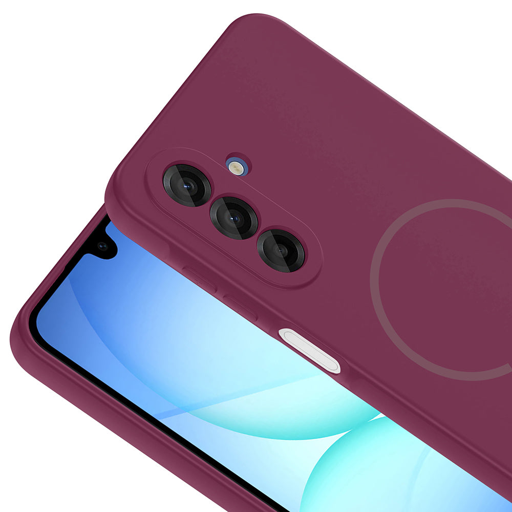 Galaxy A17 Uyumlu Kılıf M-safe Şarj Özellikli Zore Meta Kapak