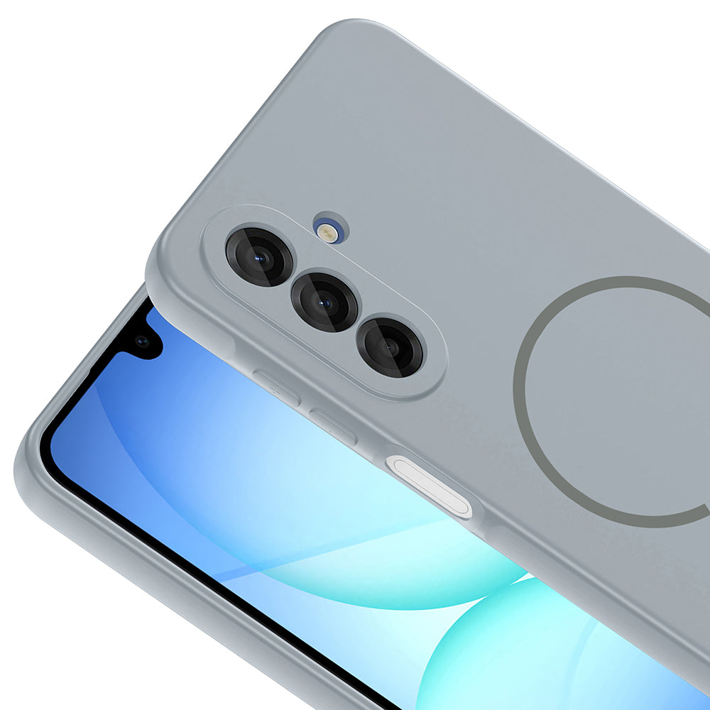 Galaxy A17 Uyumlu Kılıf M-safe Şarj Özellikli Zore Meta Kapak