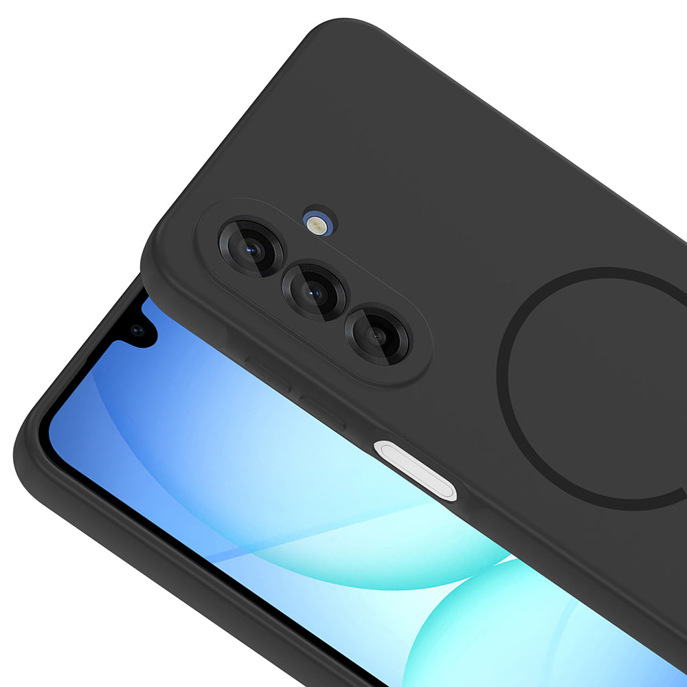 Galaxy A17 Uyumlu Kılıf M-safe Şarj Özellikli Zore Meta Kapak