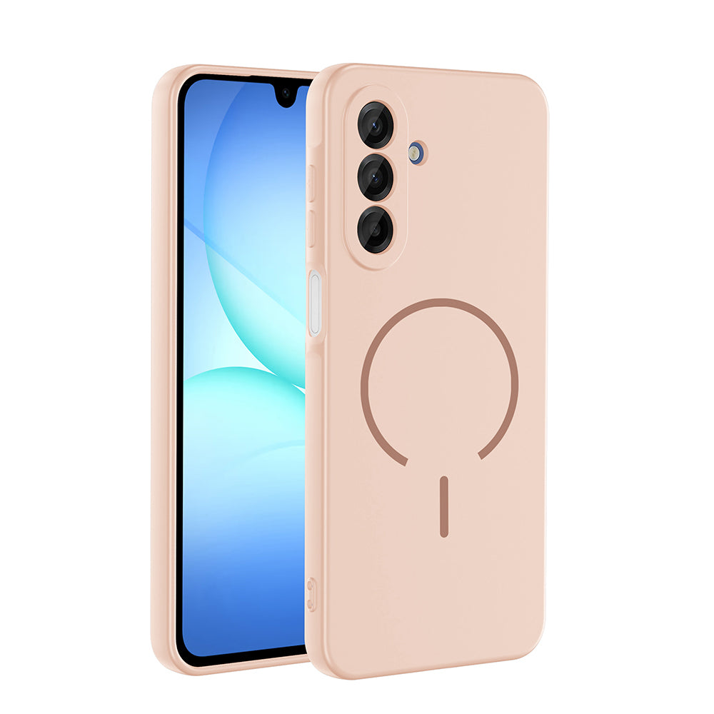 Galaxy A17 Uyumlu Kılıf M-safe Şarj Özellikli Zore Meta Kapak