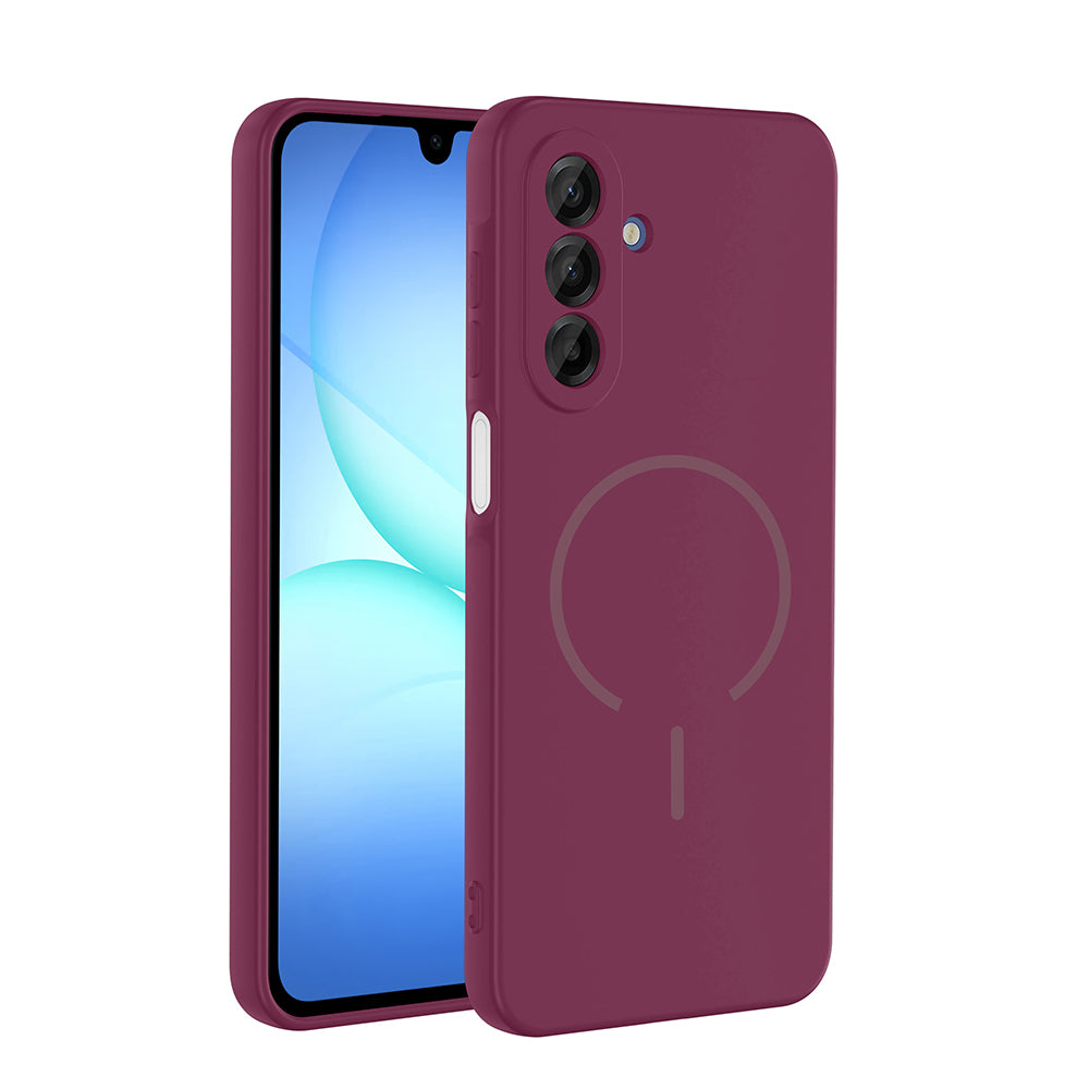 Galaxy A17 Uyumlu Kılıf M-safe Şarj Özellikli Zore Meta Kapak