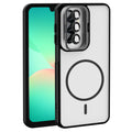 Galaxy A17 Uyumlu Kılıf Standlı ve Kamera Lens Hediyeli Zore Etro Kapak