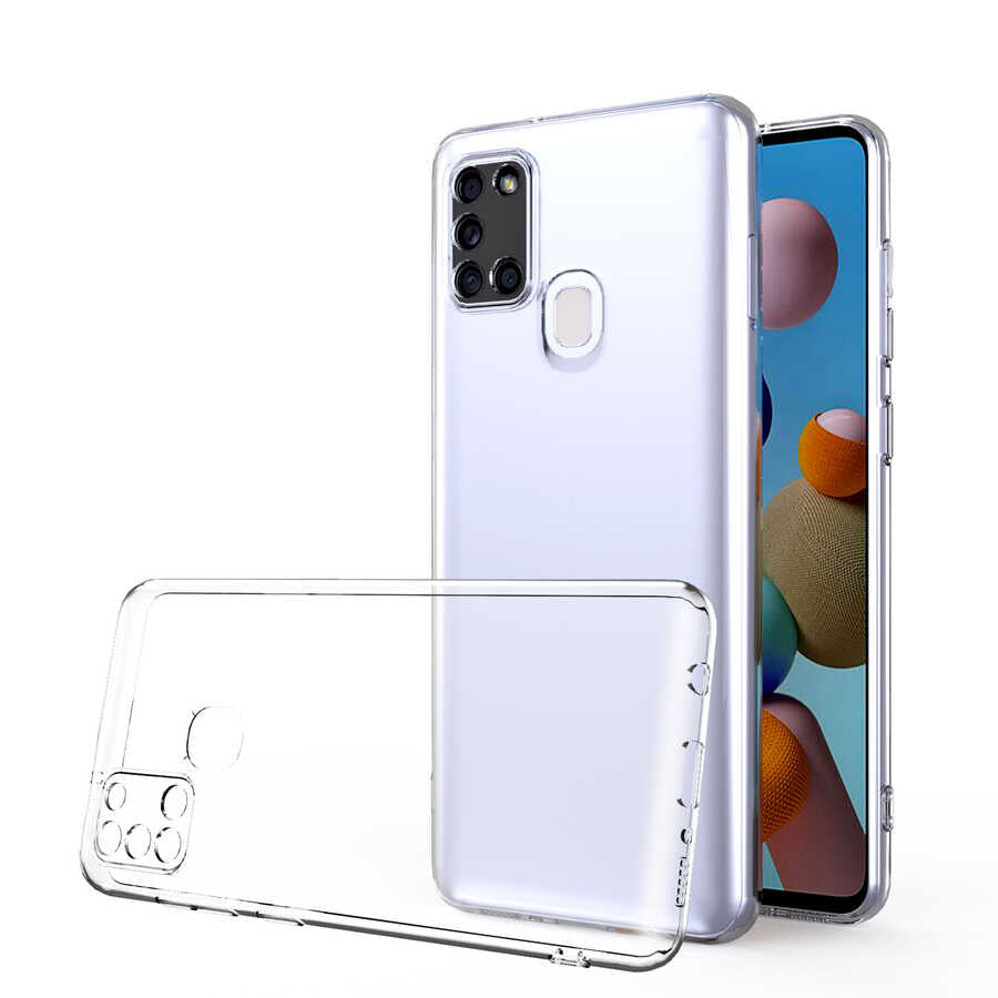 Galaxy A21S Uyumlu Kılıf Zore Kamera Korumalı Süper Silikon Kapak