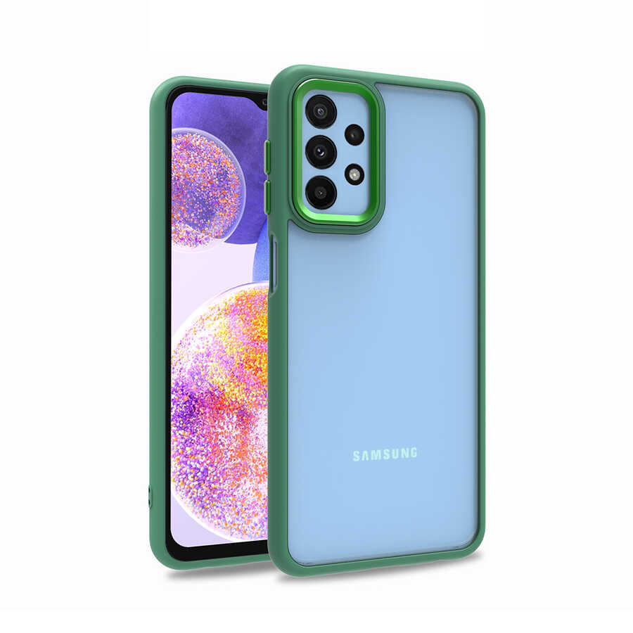 Galaxy A23 Uyumlu Kılıf Zore Flora Kapak