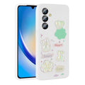 Galaxy A24 Uyumlu Kılıf Kabartma Figürlü Parlak Zore Toys Silikon Kapak