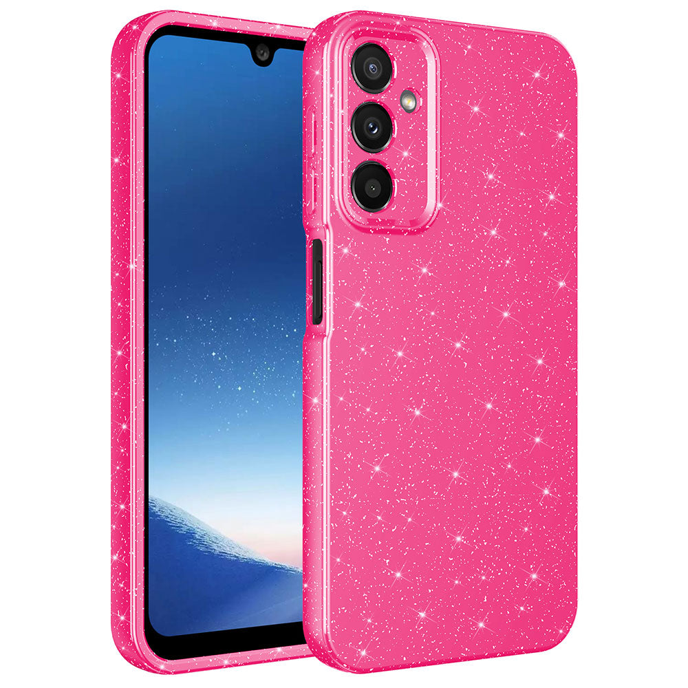 Galaxy A24 Uyumlu Kılıf Kamera Korumalı Simli Lüks Zore Koton Kapak