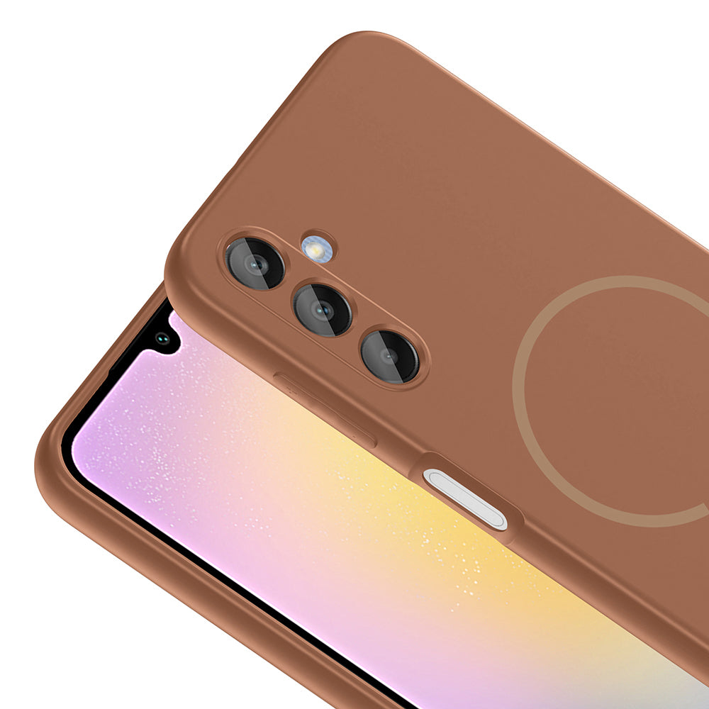 Galaxy A25 Uyumlu Kılıf M-safe Şarj Özellikli Zore Meta Kapak