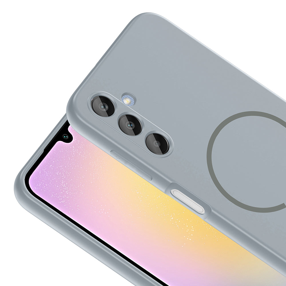 Galaxy A25 Uyumlu Kılıf M-safe Şarj Özellikli Zore Meta Kapak