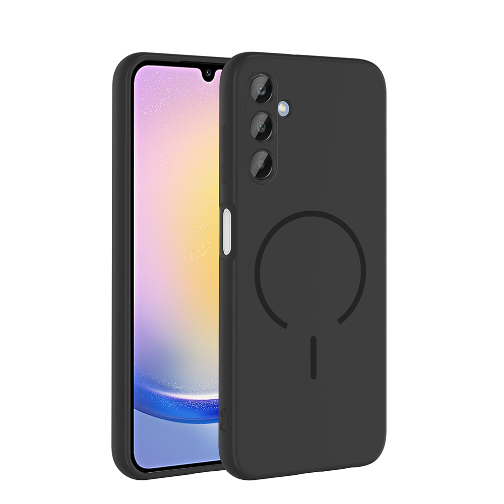 Galaxy A25 Uyumlu Kılıf M-safe Şarj Özellikli Zore Meta Kapak
