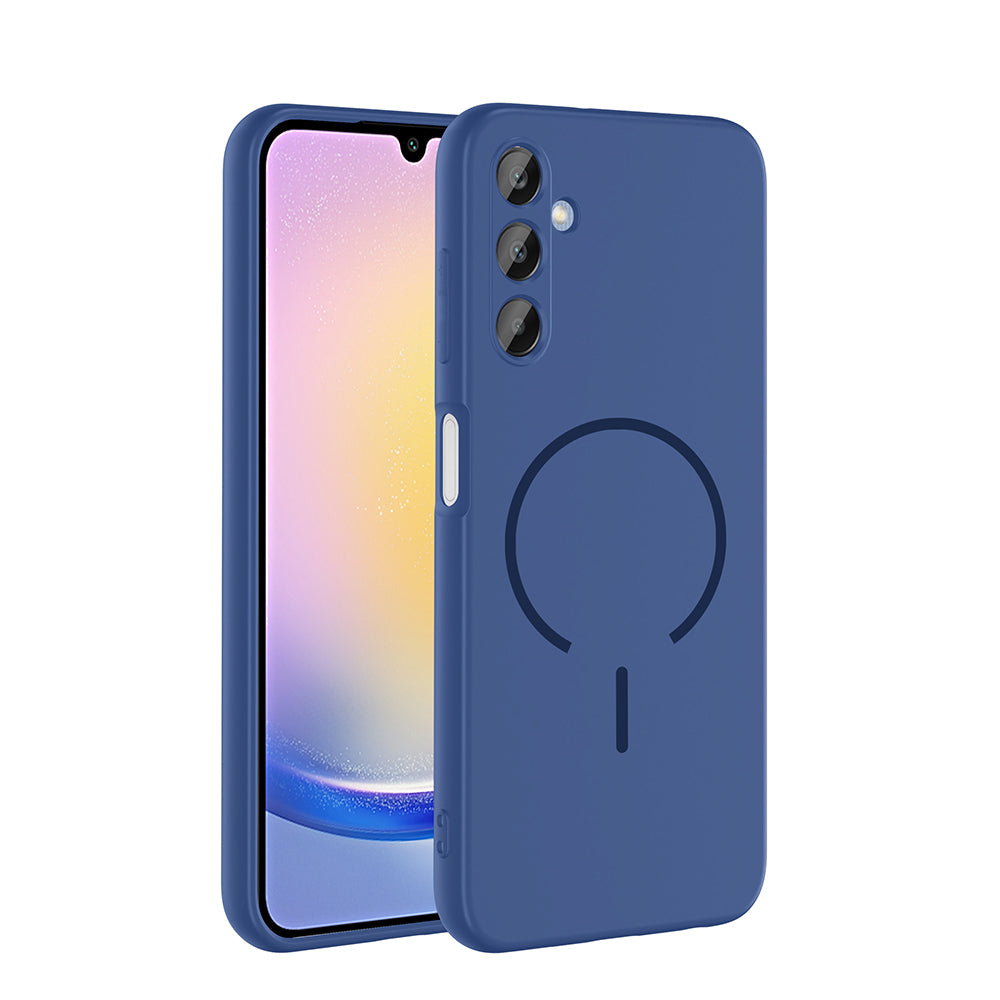 Galaxy A25 Uyumlu Kılıf M-safe Şarj Özellikli Zore Meta Kapak