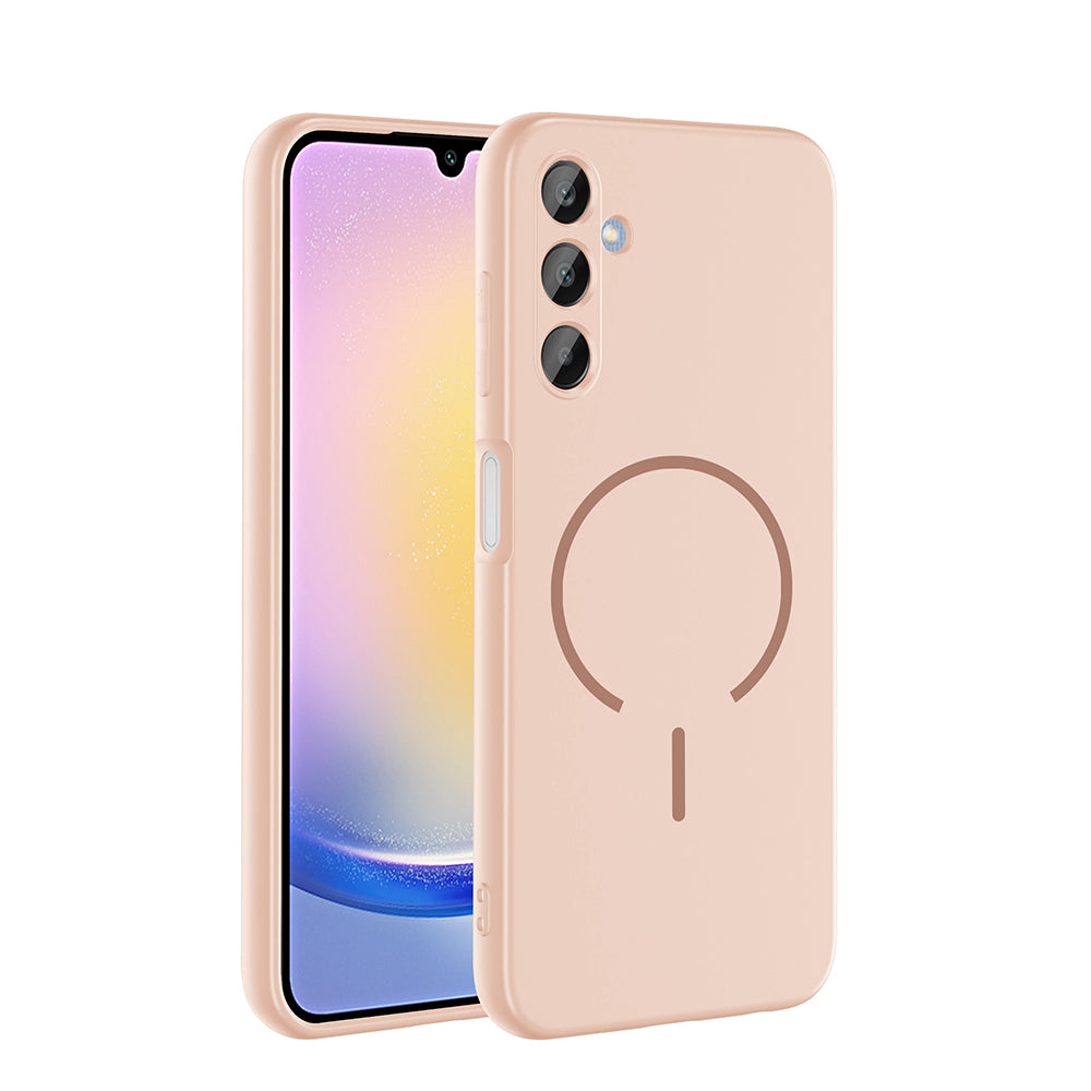 Galaxy A25 Uyumlu Kılıf M-safe Şarj Özellikli Zore Meta Kapak