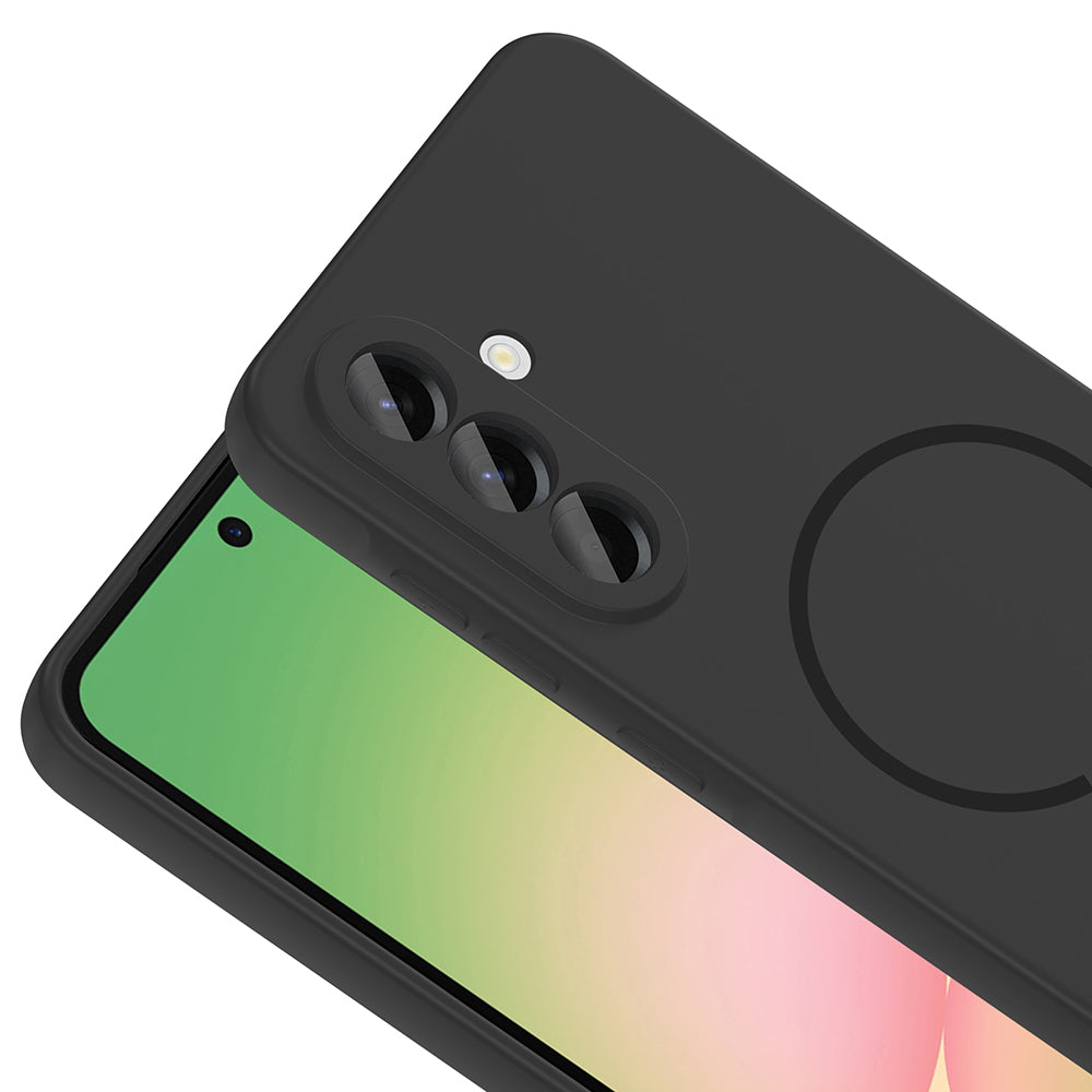 Galaxy A26 Uyumlu Kılıf M-safe Şarj Özellikli Zore Meta Kapak