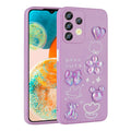 Galaxy A32 4G Uyumlu Kılıf Kabartma Figürlü Parlak Zore Toys Silikon Kapak