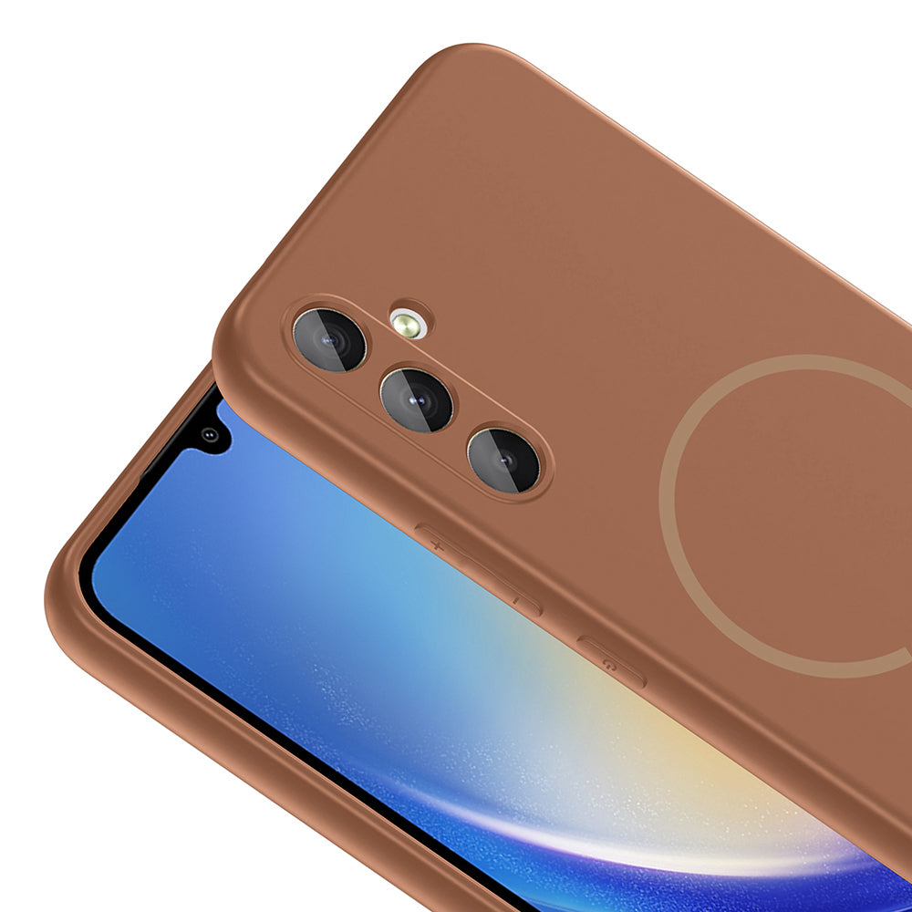 Galaxy A34 Uyumlu Kılıf M-safe Şarj Özellikli Zore Meta Kapak