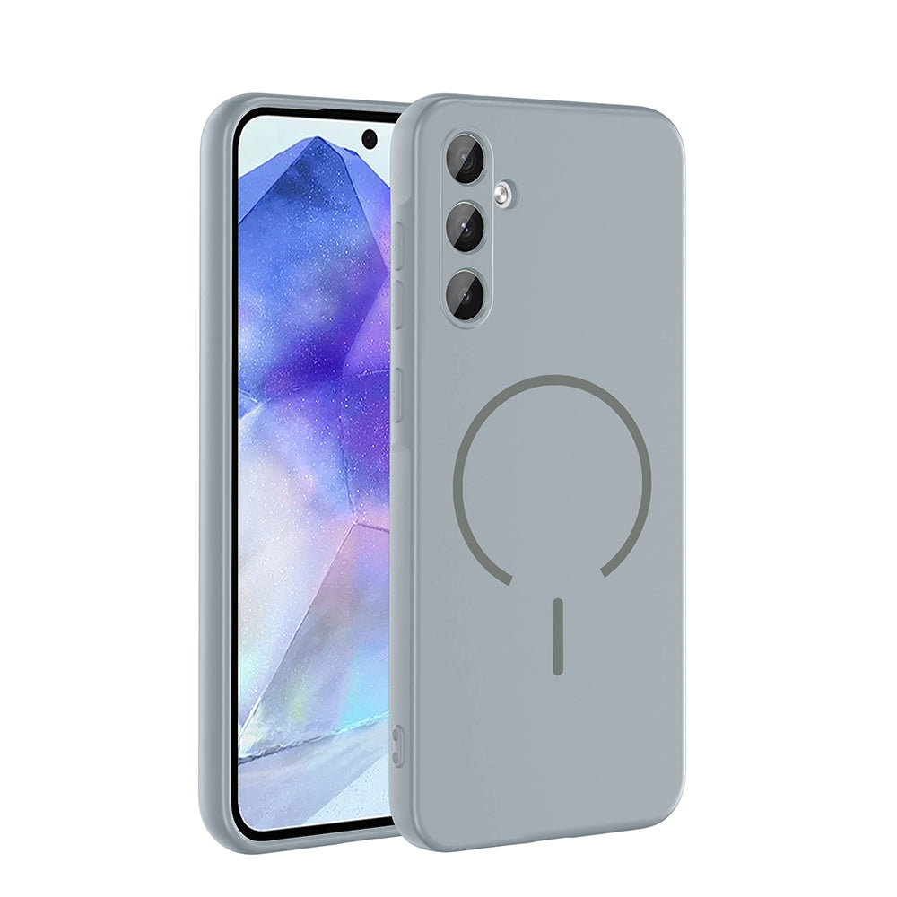 Galaxy A35 Uyumlu Kılıf M-safe Şarj Özellikli Zore Meta Kapak