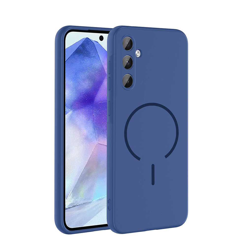 Galaxy A35 Uyumlu Kılıf M-safe Şarj Özellikli Zore Meta Kapak