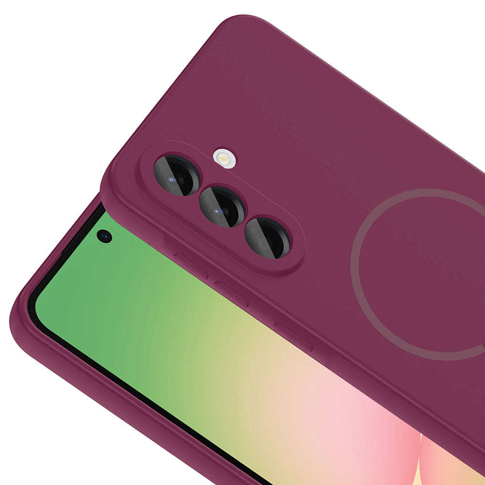 Galaxy A36 Uyumlu Kılıf M-safe Şarj Özellikli Zore Meta Kapak