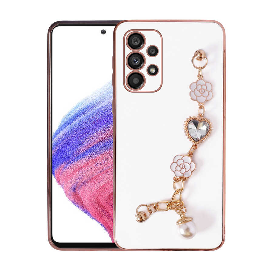 Galaxy A52 Uyumlu Kılıf El Tutamaçlı Kamera Korumalı Zore Taka Silikon Kapak