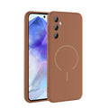 Galaxy A55 Uyumlu Kılıf M-safe Şarj Özellikli Zore Meta Kapak