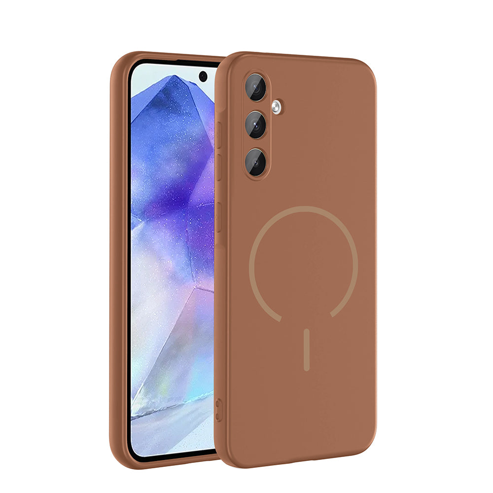 Galaxy A55 Uyumlu Kılıf M-safe Şarj Özellikli Zore Meta Kapak