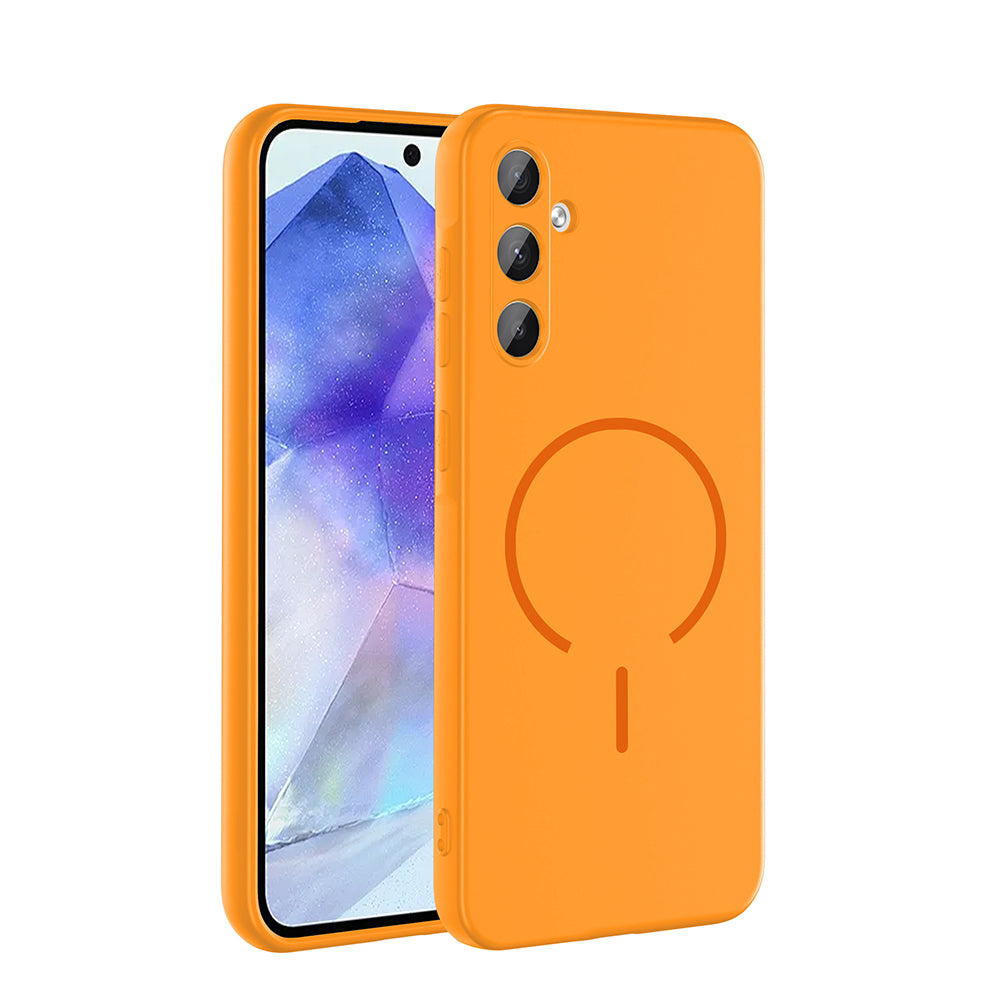 Galaxy A55 Uyumlu Kılıf M-safe Şarj Özellikli Zore Meta Kapak